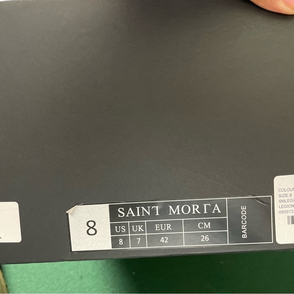 Tan saint morta Lace-Up Combat Boots - Picture 6 of 8